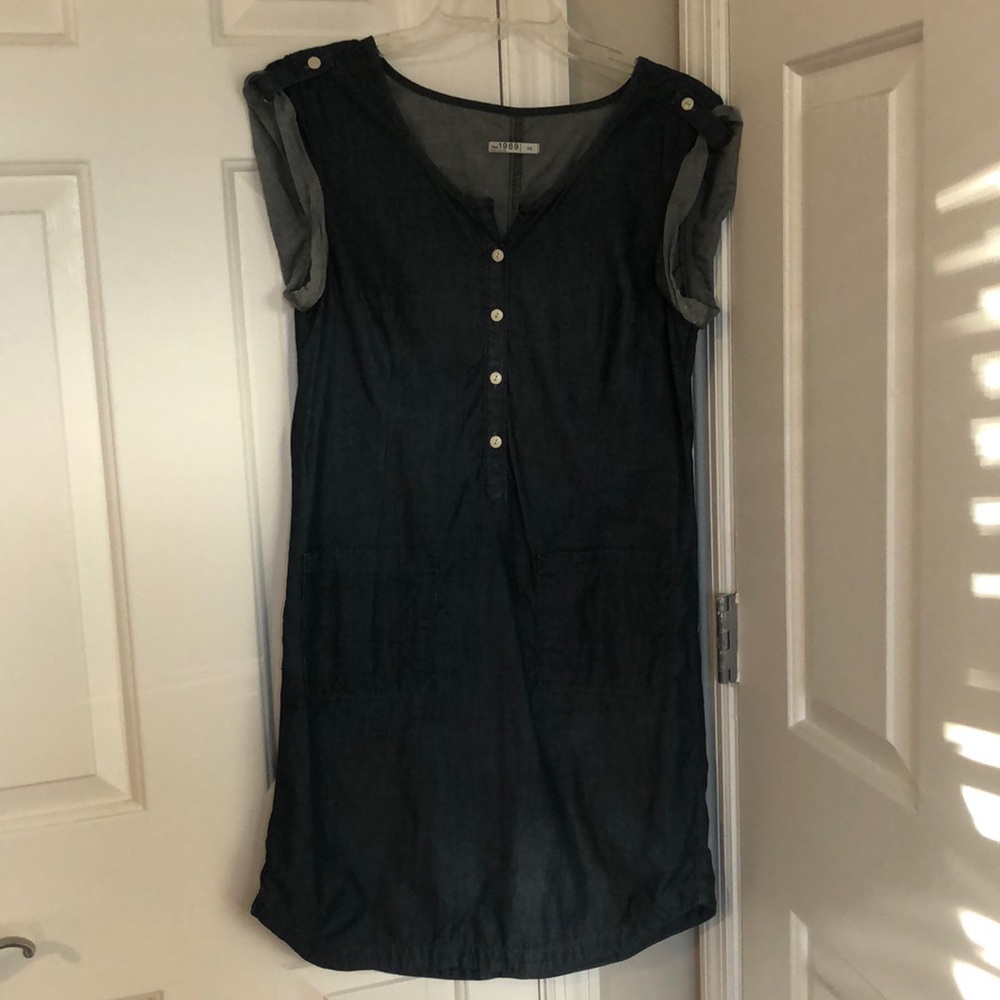 Denim T-shirt dress